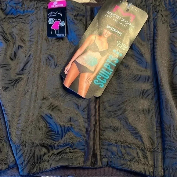 MAIDENFORM size XL 14/16 WAISTNIPPER BLACK NEW - Picture 4 of 5